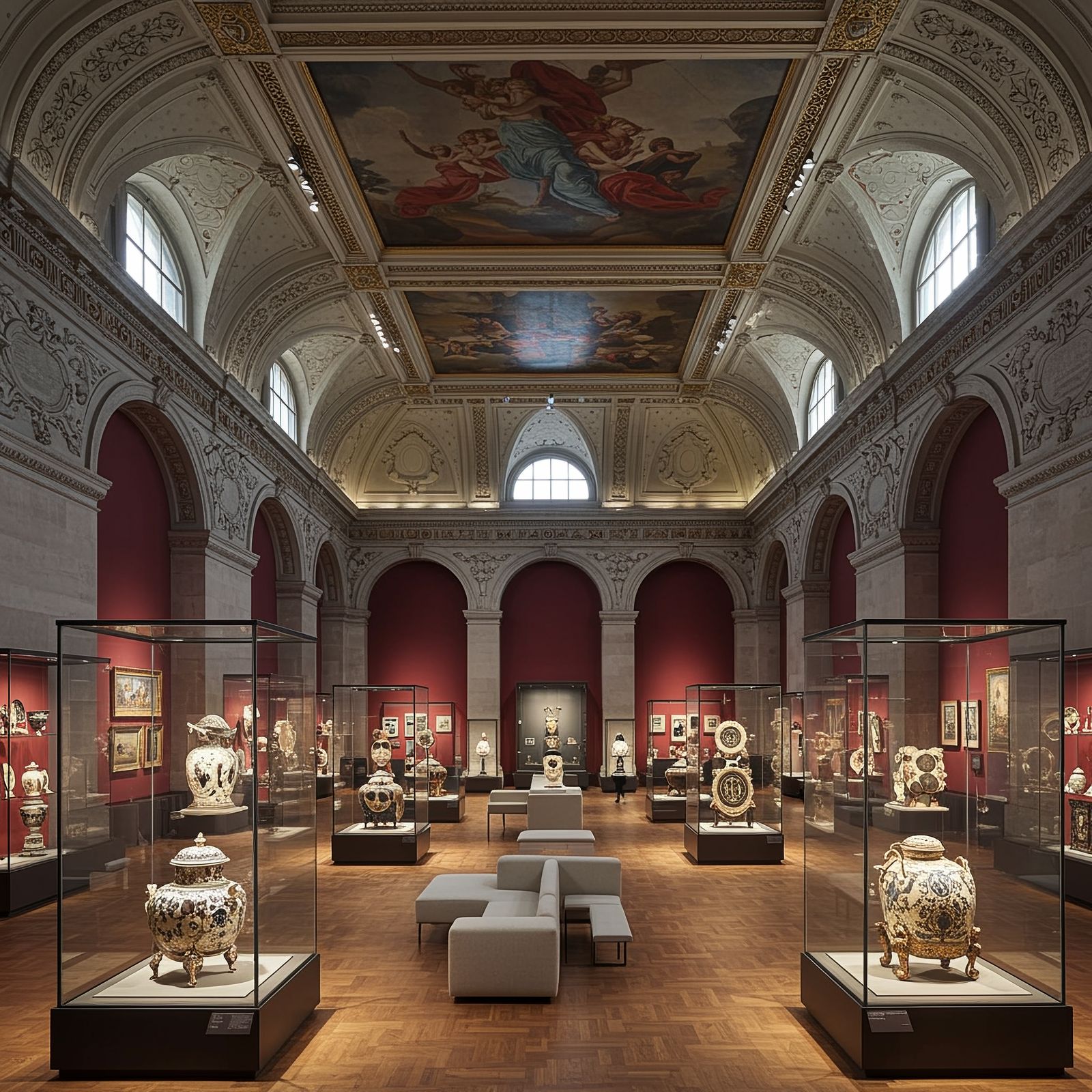 A museum hall